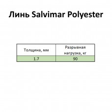 Линь Salvimar Polyester черно-зеленый ø1,7 мм 90 кг катушка 400 м Линь Salvimar Polyester черно-зеленый ø1,7 мм 90 кг катушка 400 м модель 400330/400 от SALVIMAR