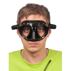 Маска Salvimar TRINITY с креплением для камеры, черн./черн. АНТИФОГ