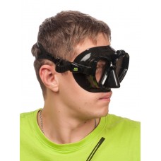 Маска Salvimar TRINITY с креплением для камеры, черн./черн. АНТИФОГ