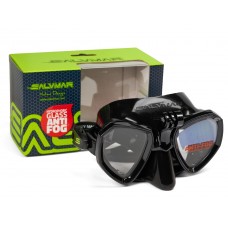 Маска Salvimar TRINITY с креплением для камеры, черн./черн. АНТИФОГ
