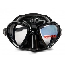 Маска Salvimar TRINITY с креплением для камеры, черн./черн. АНТИФОГ