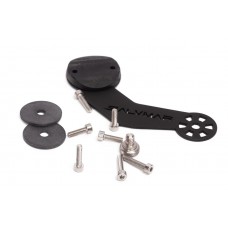 Держатель видеокамеры на арбалет, односоставной из алюминия черный