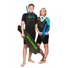 Короткий женский гидрокостюм Salvimar GARDA Splashy Shorty lady, 3мм, S