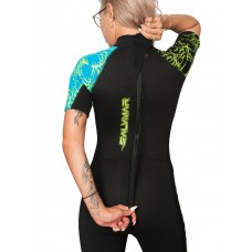Короткий женский гидрокостюм Salvimar GARDA Splashy Shorty lady, 3мм, L