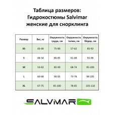 Короткий женский гидрокостюм Salvimar GARDA Splashy Shorty lady, 3мм, L