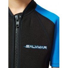 Детский гидрокостюм Salvimar Aquatic, 2 мм, синий, XS, на 6-8 лет