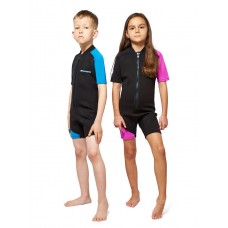 Детский гидрокостюм Salvimar Aquatic, 2 мм, розовый, XS, на 6-8 лет