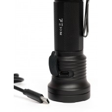 Ручной фонарь SKYWOODS MYSTIC, 3000 люмен, USB-Type C, холодный свет, IP67