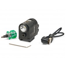 Фонарь подствольный пистолетный Skywoods Raccoon Laser 360 люмен, красный ЛЦУ модель PL360R от Skywoods