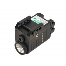 Фонарь подствольный пистолетный Skywoods Raccoon Laser 360 люмен, красный ЛЦУ модель PL360R от Skywoods