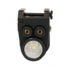 Фонарь подствольный пистолетный Skywoods Raccoon Double Laser 360 люмен, ЛЦУх2 красн/зел модель PL360RG от Skywoods