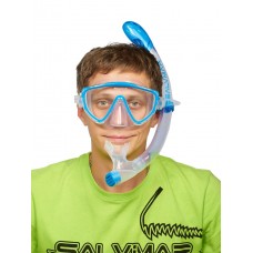Набор для снорклинга Маска Salvimar CORAL + Трубка Salvimar Dory, голубой