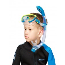 Набор для снорклинга детский Маска Salvimar RAY + Трубка Salvimar Dory, желтый (5-8 лет)