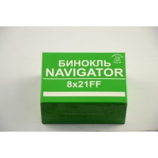 Бинокль Navigator 8х21 FF зеленый, обрезиненный, компактный, свободный фокус модель 00011225 от Navigator
