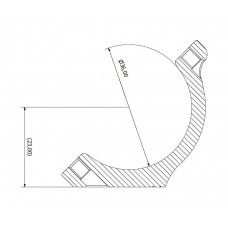 Кольца охотничьи SPUHR D36мм для установки на кронштейн Blaser ,H23мм (HB60-23) модель 00011663 от Spuhr