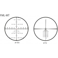 Оптический прицел March 5-42x56 с подсветкой, сетка FML-MT в 1-ой фокальной плоскости, клик 0.1MIL (D42HV56WFIML) модель 00014099 от March