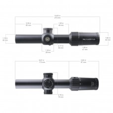 Оптический прицел Vector Optics Taurus 1-6x24 SFP, сетка VTC-CMIL, 30 мм, азотозаполненный, с подсветкой (SCOC-42P) модель 00016501 от Vector Optics