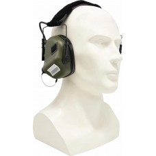 Тактические наушники EARMOR M31N MARK3-FG (FOLLIAGE GREEN)  (нейлоновое оголовье под шлем, шумодавление активный - 84ДБ/пассивный - 22ДБ) модель 00017058 от EARMOR