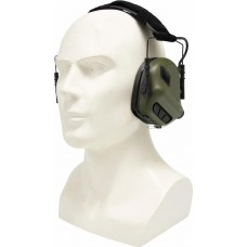 Тактические наушники EARMOR M31N MARK3-FG (FOLLIAGE GREEN)  (нейлоновое оголовье под шлем, шумодавление активный - 84ДБ/пассивный - 22ДБ) модель 00017058 от EARMOR