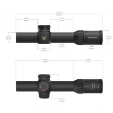 Оптический прицел Vector Optics Continental X10 1-10x28 ED FFP, сетка VET-RAR, азотозаполненый, с подсветкой (SCFF-48) модель 00017122 от Vector Optics