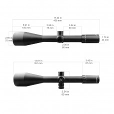 Оптический прицел Vector Optics ZALEM 4-48x65 SFP ED, марка EGMOA-10X, D35мм, тактические барабаны, азотозаполненный, с подсветкой (SCOL-25M) модель 00017412 от Vector Optics