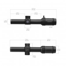 Оптический прицел Vector Optics Forester jr. 1-8x24 SFP, 30 мм, сетка L4a, азотозаполненый (SCOC-38)