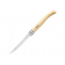 Нож складной Opinel Beech Effile 12 New, филейный, нержавеющая сталь, бук модель 002560 от Opinel