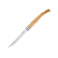 Нож складной Opinel Olive Effile 12 New, филейный, нержавеющая сталь, олива модель 002564 от Opinel
