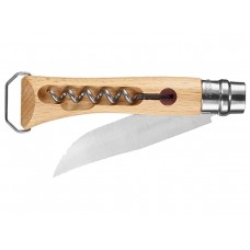 Нож складной Opinel Corkscrew 10 New, со штопором, нержавеющая сталь, бук модель 002578 от Opinel