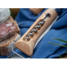 Нож складной Opinel Corkscrew 10 New, со штопором, нержавеющая сталь, бук модель 002578 от Opinel
