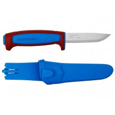 Нож Morakniv Basic 511 (C) Limited Edition 2025, универсальный/строительный, углеродистая сталь, 91мм, красный/синий