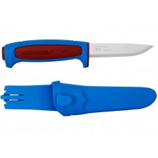 Нож Morakniv Basic 546 (S) Limited Edition 2025, универсальный/строительный, нержавеющая сталь, 91мм, синий/красный