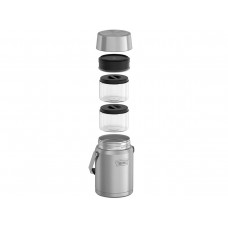 Термоконтейнер для еды THERMOS ICON IS-3032 MS4 1,39L, с двумя ланч-боксами, стальной модель 560216 от Thermos