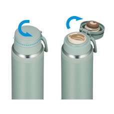 Термос для напитков (термокружка) THERMOS JOY-1500 ASG 1.5L, нержавеющая сталь, откидной механизм, пепельно-зелёный Термос для напитков (термокружка) THERMOS JOY-1500 ASG 1.5L, нержавеющая сталь, откидной механизм, пепельно-зелёный модель 560322 от Thermos