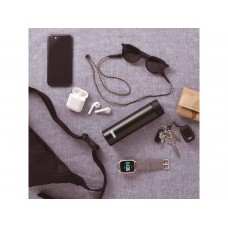 Термос для напитков (термокружка) THERMOS JOJ-180 BK 0.18L, мини, нержавеющая сталь, винтовая крышка-пробка, чёрный модель 561558 от Thermos