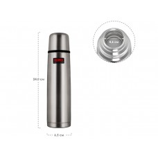 Термос для напитков THERMOS FBB-500 Grey 0.5L, нержавеющая сталь, клапан, крышка-чашка, стальной Термос для напитков THERMOS FBB-500 Grey 0.5L, нержавеющая сталь, клапан, крышка-чашка, стальной модель 562401 от Thermos