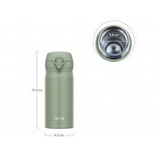 Термос для напитков (термокружка) THERMOS JNL-356 SMKKI 0.35L, нержавеющая сталь, откидной механизм, оливковый модель 562647 от Thermos