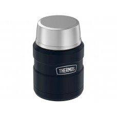 Термос для еды THERMOS KING SK-3000 MMB 0,47L, складная ложка, чёрный модель 562876 от Thermos