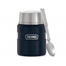 Термос для еды THERMOS KING SK-3000 MMB 0,47L, складная ложка, чёрный модель 562876 от Thermos