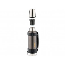 Термос для напитков THERMOS WORK 2520 GM 1.2L, складная ручка,чёрный графит модель 562937 от Thermos