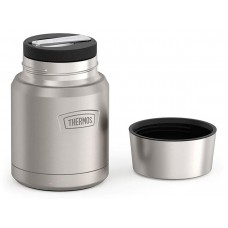Термос для еды THERMOS ICON IS-300 MS 0,47L, складная ложка из нержавеющей стали, стальной модель 563118 от Thermos