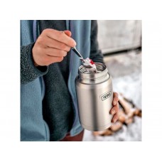 Термос для еды THERMOS ICON IS-301 MS 0,71L, складная ложка из нержавеющей стали, стальной модель 563149 от Thermos