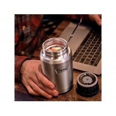 Термос для еды THERMOS ICON IS-301 MS 0,71L, складная ложка из нержавеющей стали, стальной модель 563149 от Thermos