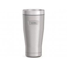 Термос для напитков (термокружка) THERMOS ICON IS-1012 MS 0.47L, нерж.сталь, крышка-пробка винтовая, цвет стальной модель 563262 от Thermos