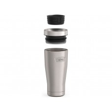 Термос для напитков (термокружка) THERMOS ICON IS-1012 MS 0.47L, нерж.сталь, крышка-пробка винтовая, цвет стальной модель 563262 от Thermos