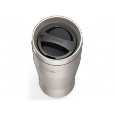 Термос для напитков (термокружка) THERMOS ICON IS-1012 MS 0.47L, нерж.сталь, крышка-пробка винтовая, цвет стальной модель 563262 от Thermos