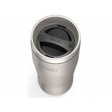 Термос для напитков (термокружка) THERMOS ICON IS-1012 MS 0.47L, нерж.сталь, крышка-пробка винтовая, цвет стальной модель 563262 от Thermos