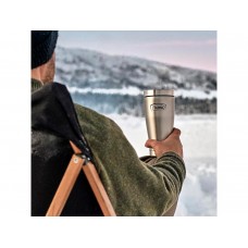 Термос для напитков (термокружка) THERMOS ICON IS-1012 MS 0.47L, нерж.сталь, крышка-пробка винтовая, цвет стальной модель 563262 от Thermos