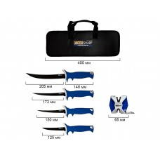 Набор филейных ножей AccuSharp Fillet Knife Kit (4 ножа,точилка,кейс) модель 737C от AccuSharp