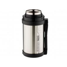 Термос универсальный THERMOS FDH-1405 SBK 1.4L, поильник, дополнительная чашка, складная ручка, съёмный ремень, стальной модель 923639 от Thermos